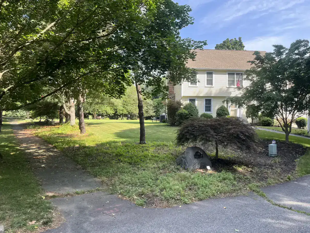 Mulch installation - Before